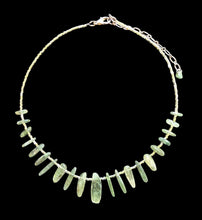 green kyanite set