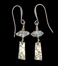 herkimer diamond & moonstone branch set