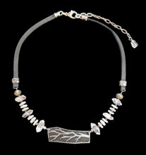 herkimer diamond & moonstone branch set