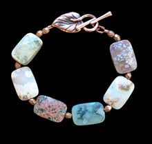 jasper leaf bracelet