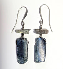 rough kyanite & labradorite set