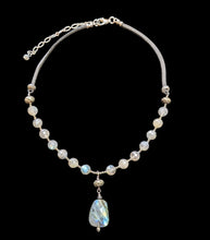 labradorite pendant set