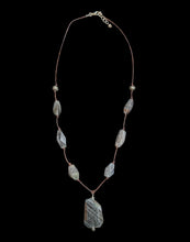labradorite pendant set