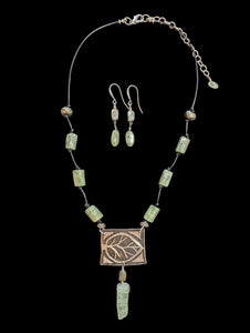 Leaf & Green Kyanite Set