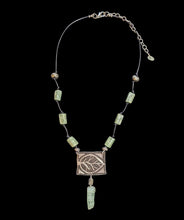 leaf & green kyanite set