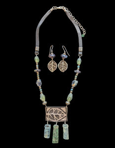 Leaf & Mixed Stones Set