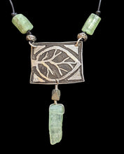 leaf & green kyanite set
