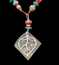 tribal leaf & turquoise set