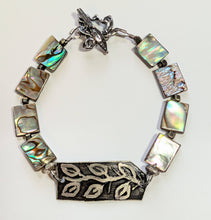 leaf & vine abalone bracelet