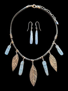 Leaves & Kyanite Set