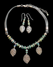 leaves & roman glass set