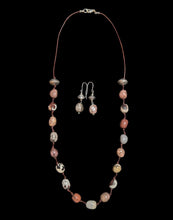 long jasper necklace set