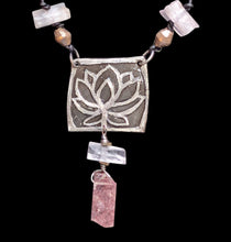 lotus & pink stones set
