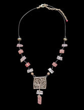 lotus & pink stones set