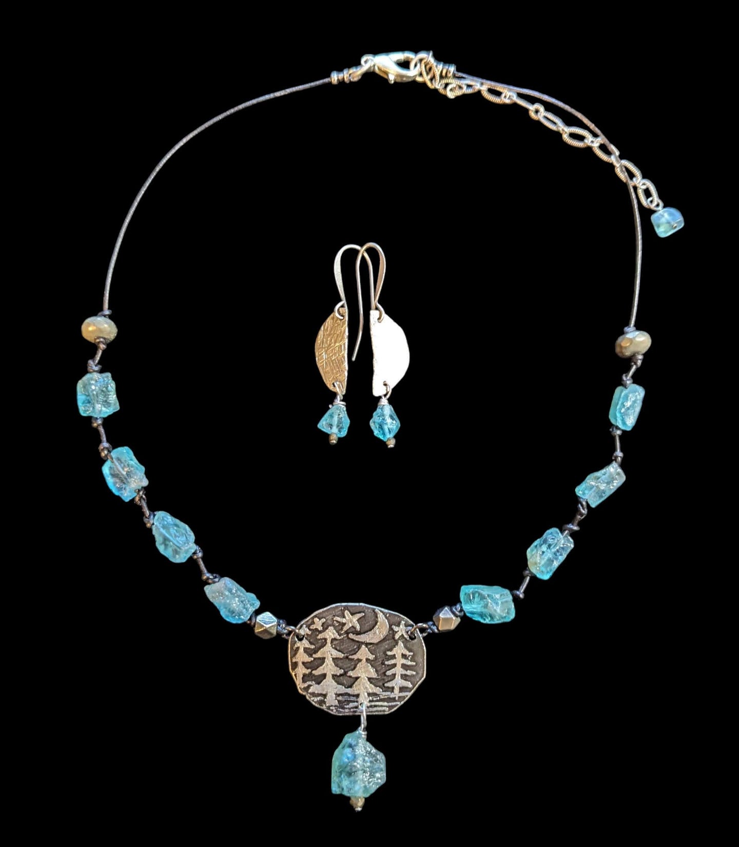 moon & pines & apatite set