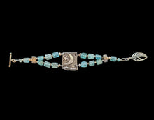 moon & stars & apatite bracelet