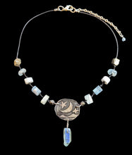 moon & stars aquamarine set