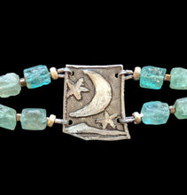 moon & stars & apatite bracelet