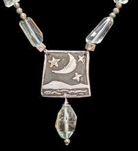 green amethyst moon & stars set
