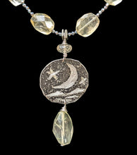 citrine moon & stars set