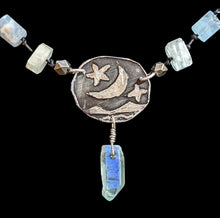 moon & stars aquamarine set
