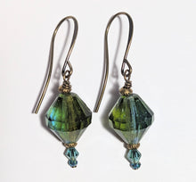 blue fluorite & pearl set