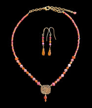 pink & orange moth set