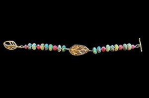 Bronze Leaf Bracelet