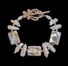 abalone & pearl bracelet