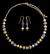 pearl & amethyst set
