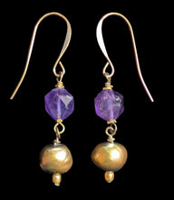 pearl & amethyst set