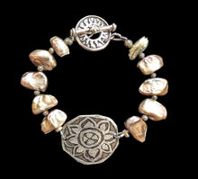 lotus pearl bracelet