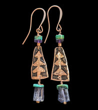 pine trees & iolite set