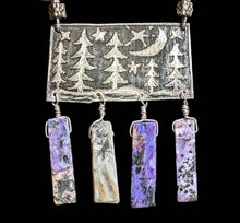 pines & amethyst landscape set