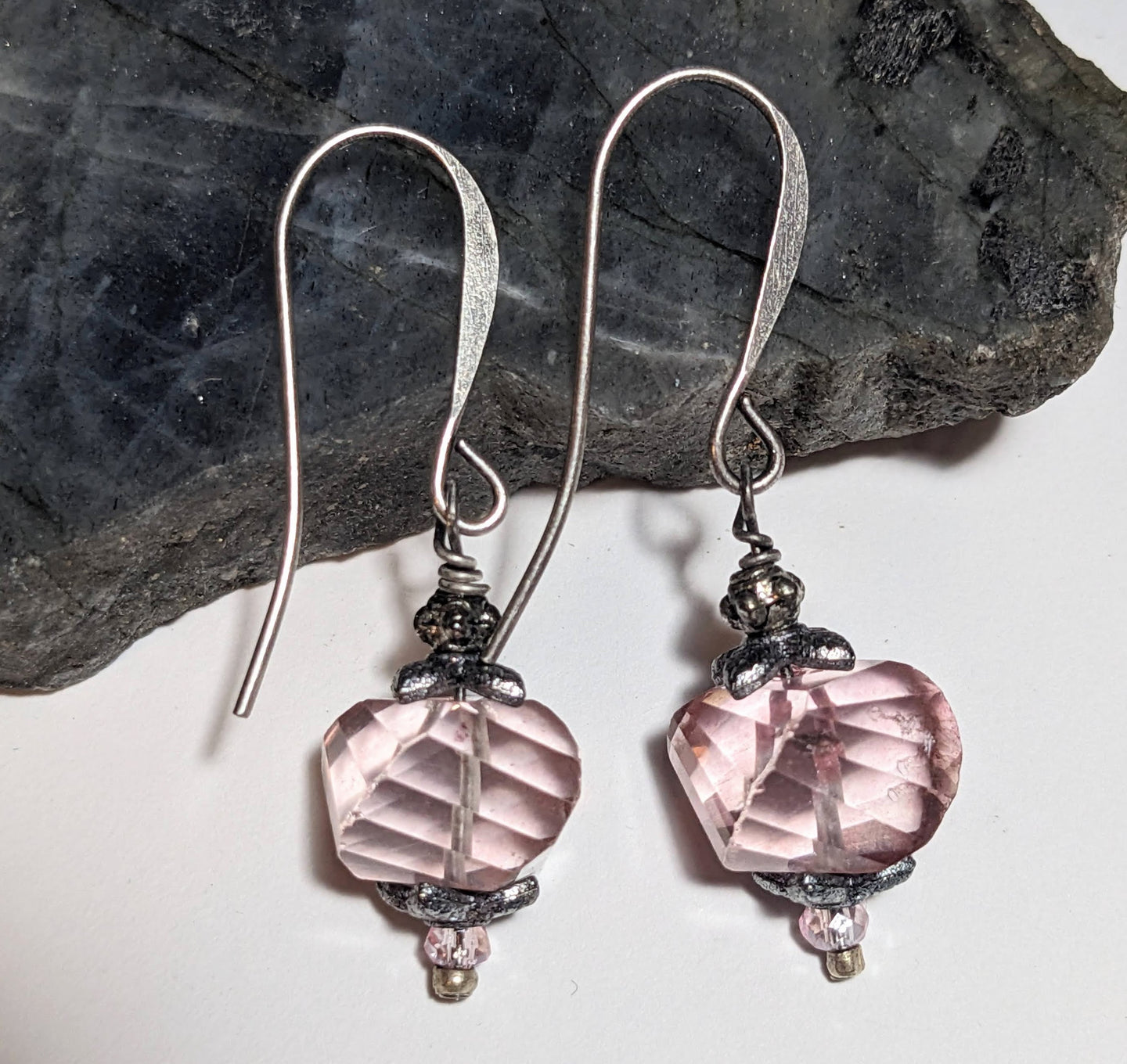 pink amethyst earrings