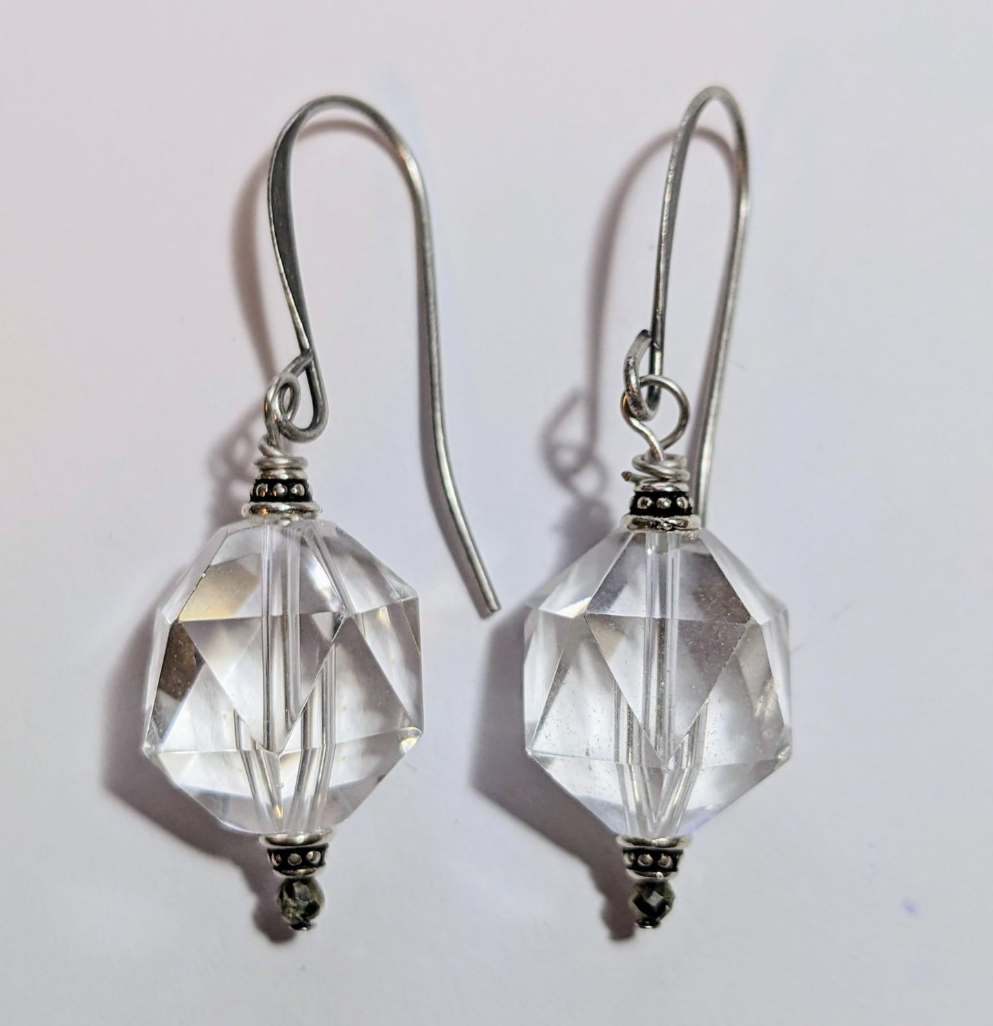 quartz crystal earrings