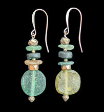 leaves & roman glass set