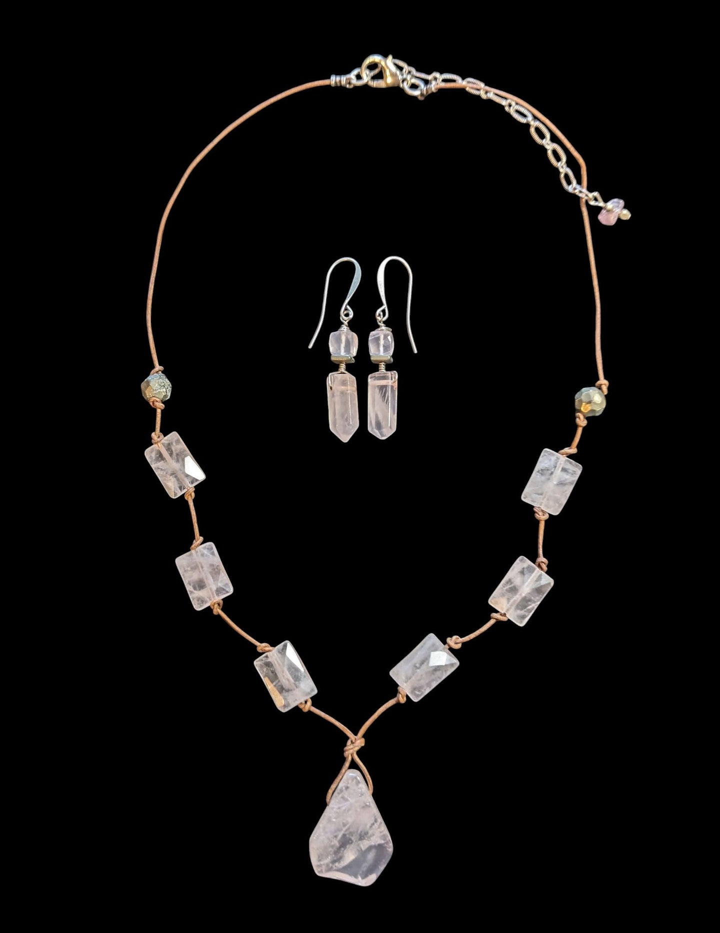rose quartz set