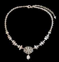 snowflake & moonstone set