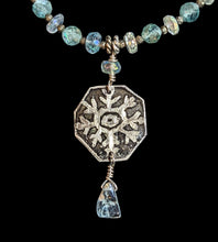 snowflake & blue stone set