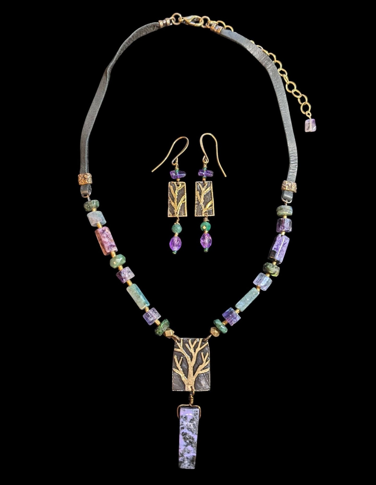 tree & charoite set