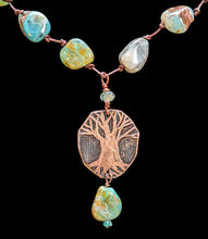 tree & blue opal set