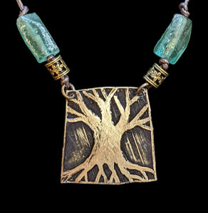 Roman Glass Tree Set