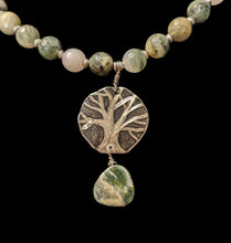 tree & moss agate set