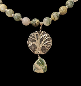 Tree & Moss Agate Set