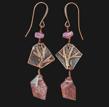 tree & strawberry quartz set