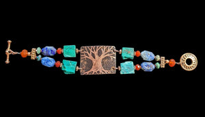 Tree Of Life Mixed Stones Bracelet