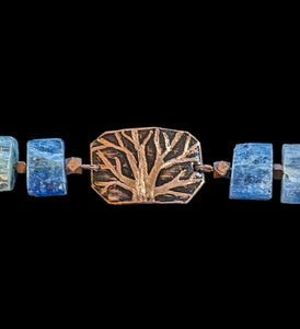 Tree & Kyanite Bracelet