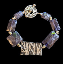 trees & iolite bracelet