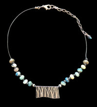 azurite in calcite trees set